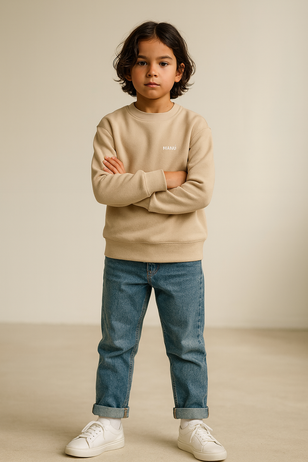 Manú Sweater "Sand" Kids