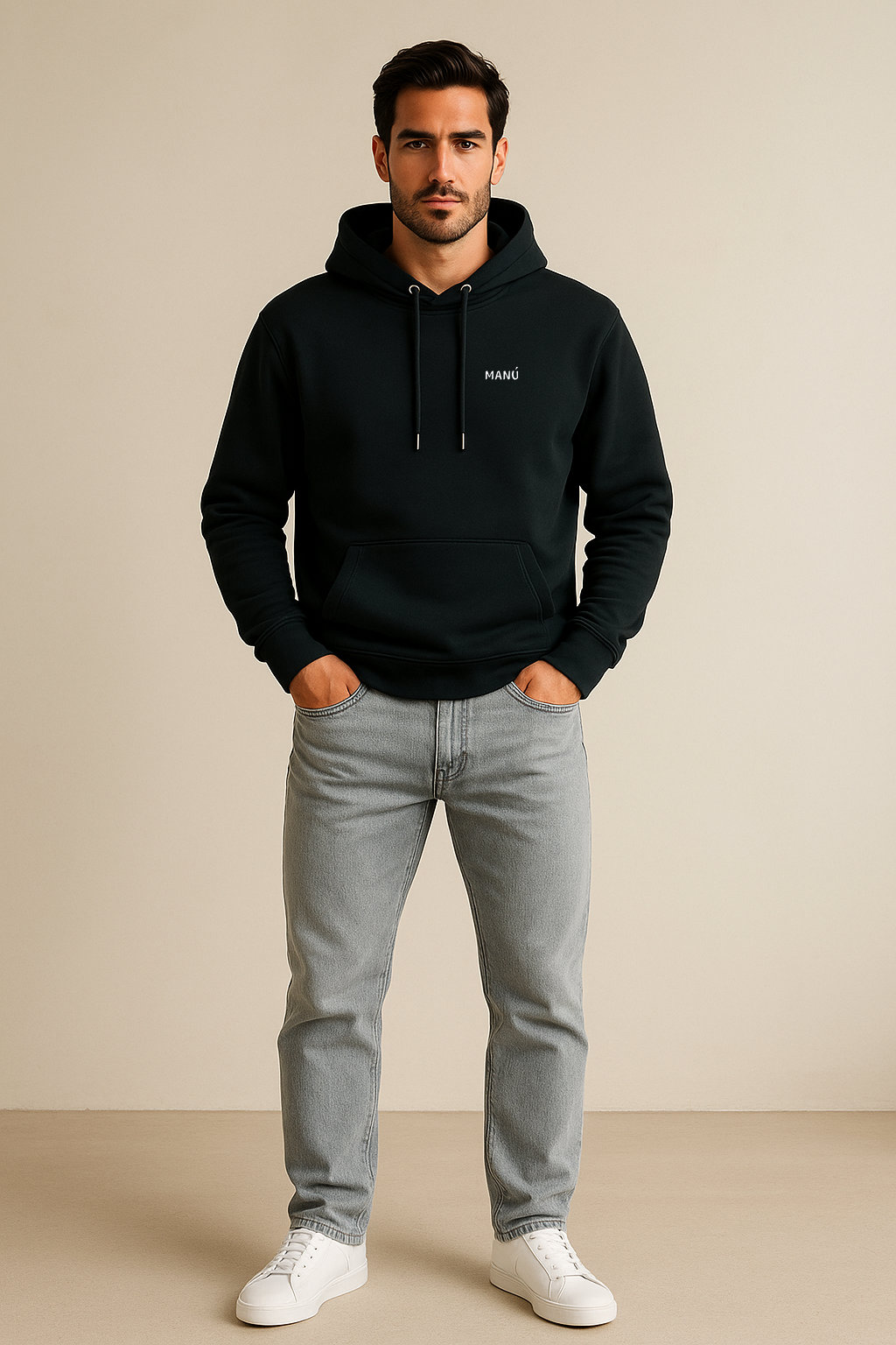 Manú Hoodie "Black"